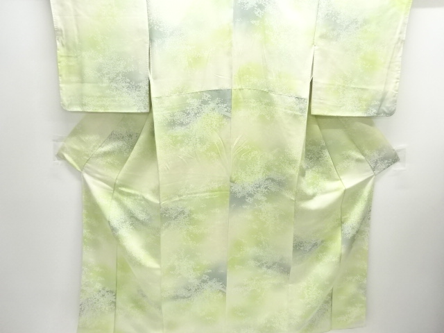 抽象枝蕾模様暈し小紋着物